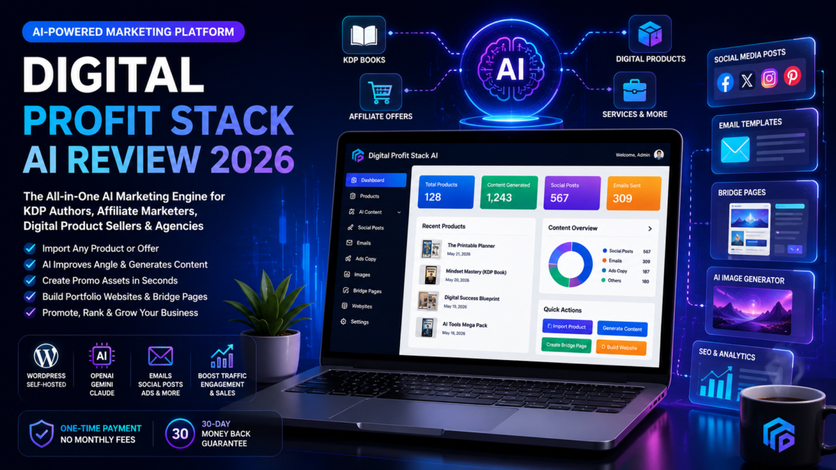 Digital Profit Stack AI Review 2026 – AI Promotion Platform for Affiliate Marketers