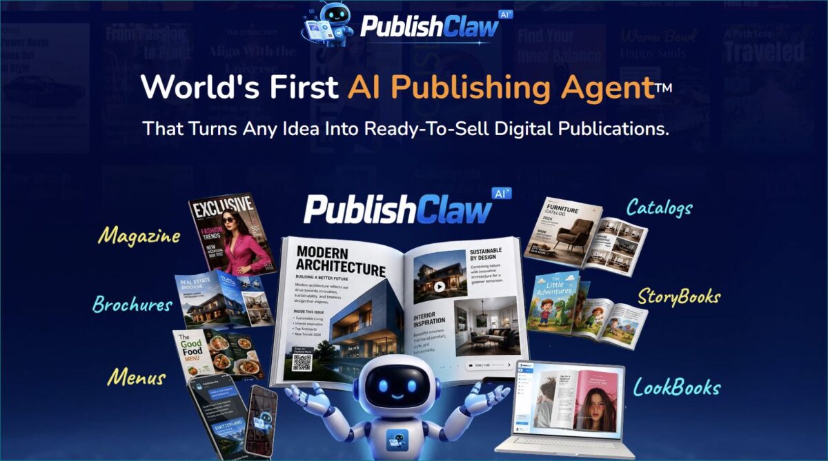PublishClaw AI Features and Publication Types