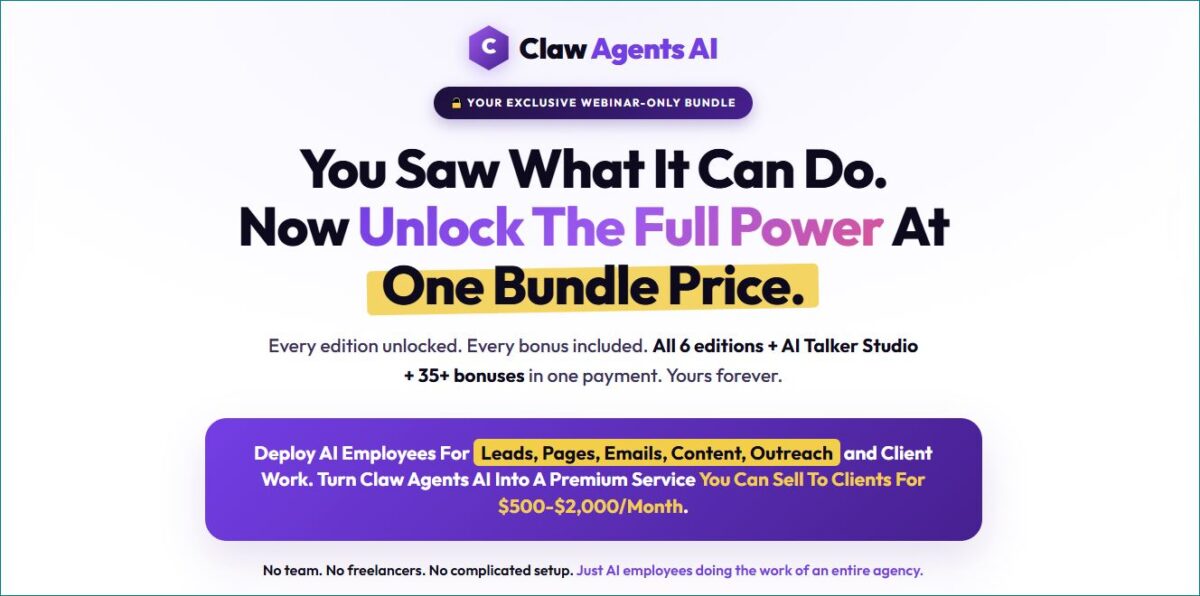 Claw Agents AI Review 2026